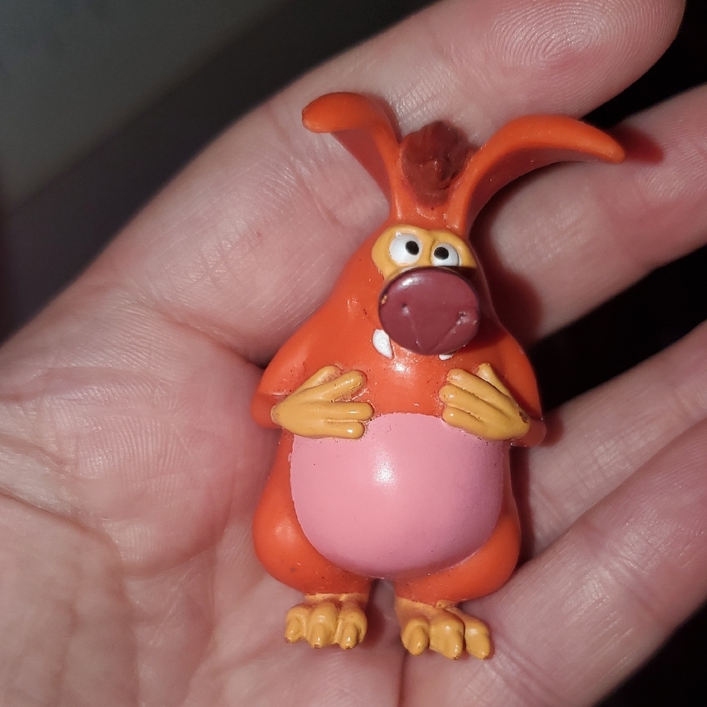 ❤️‍🔥10/$10❤️‍🔥 Yowie World Rumpeln Orange and Pink Cartoon Character Toy
